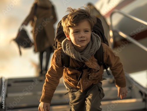 Neue Abenteuer: Junge und Familie landen im Ausland photo