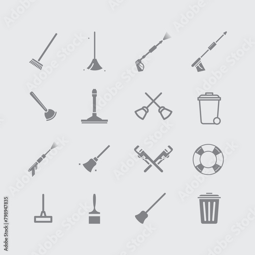 Water Service,Plumbing Concept Icons
