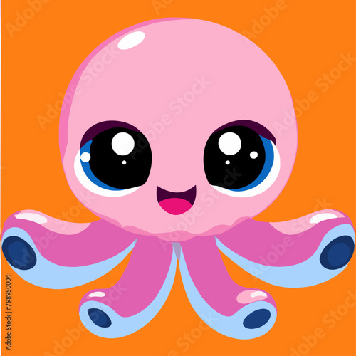 octopus background art