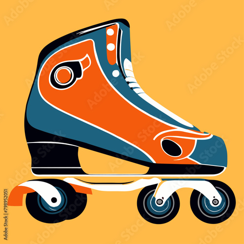 rollerblades background art