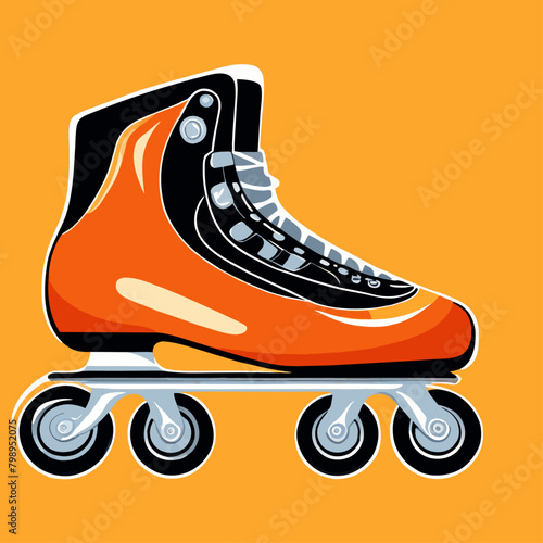 rollerblades background art