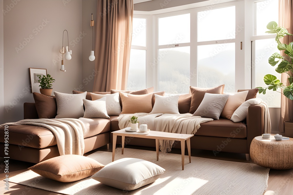 Cozy stylish living room interior Cozy stylish living room interior
