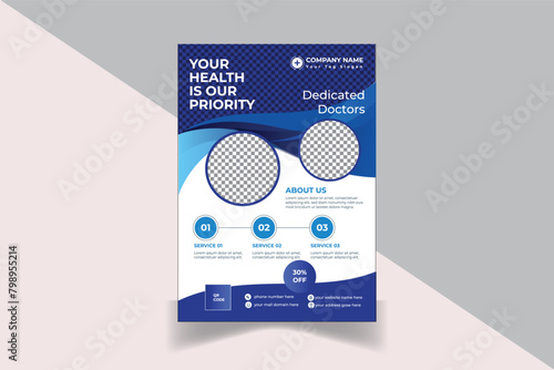 MEDICAL HEALTH CARE FLYER DESIGN TEMPLATE