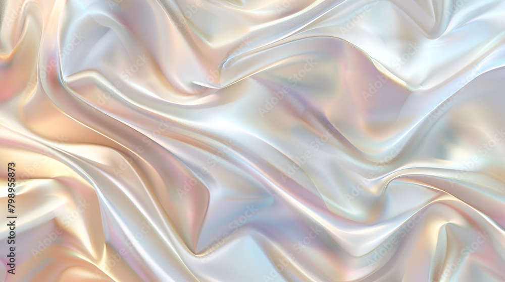 Obraz premium background for banner white shining mother of pearl background