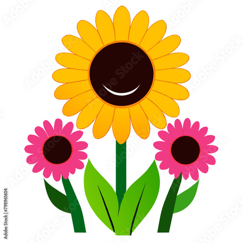 sunflowers background art