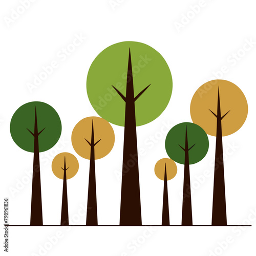 trees background art high