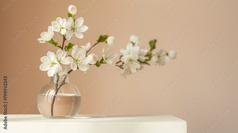 white flowers in a vase