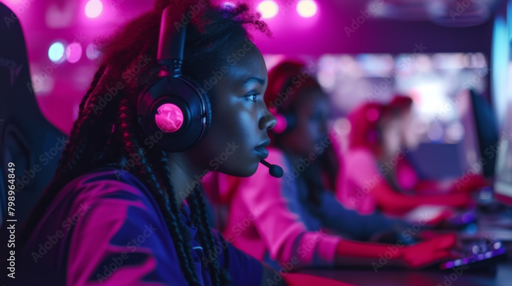 Esports team of female gamers Esports team of female gamers
