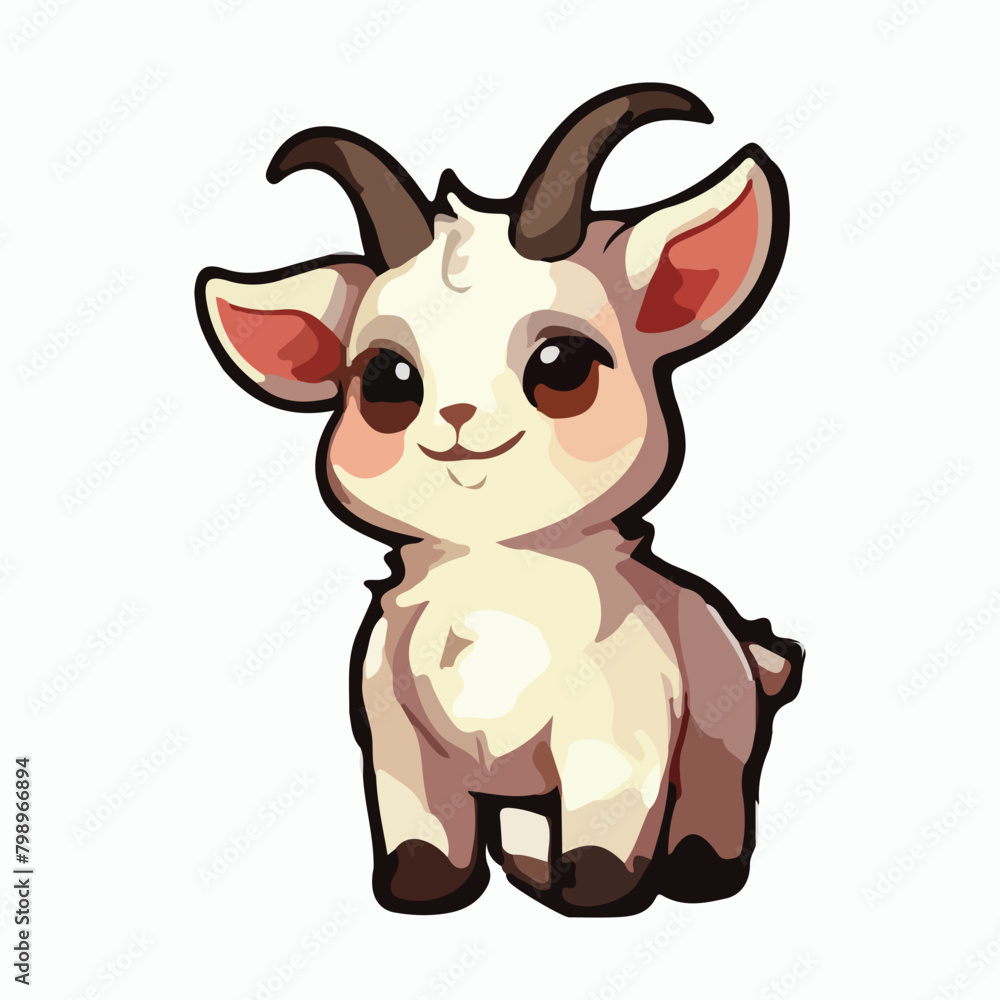 Goat animal vector design illustration Goat animal vector design illustration