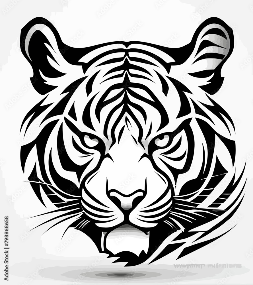 Tribal Tiger Art Tribal Tiger Art