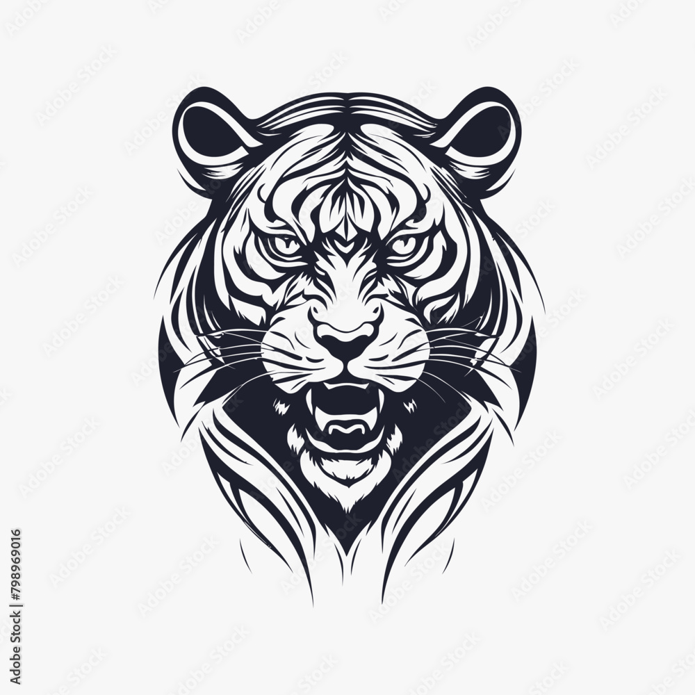 Tribal Tiger Art Tribal Tiger Art