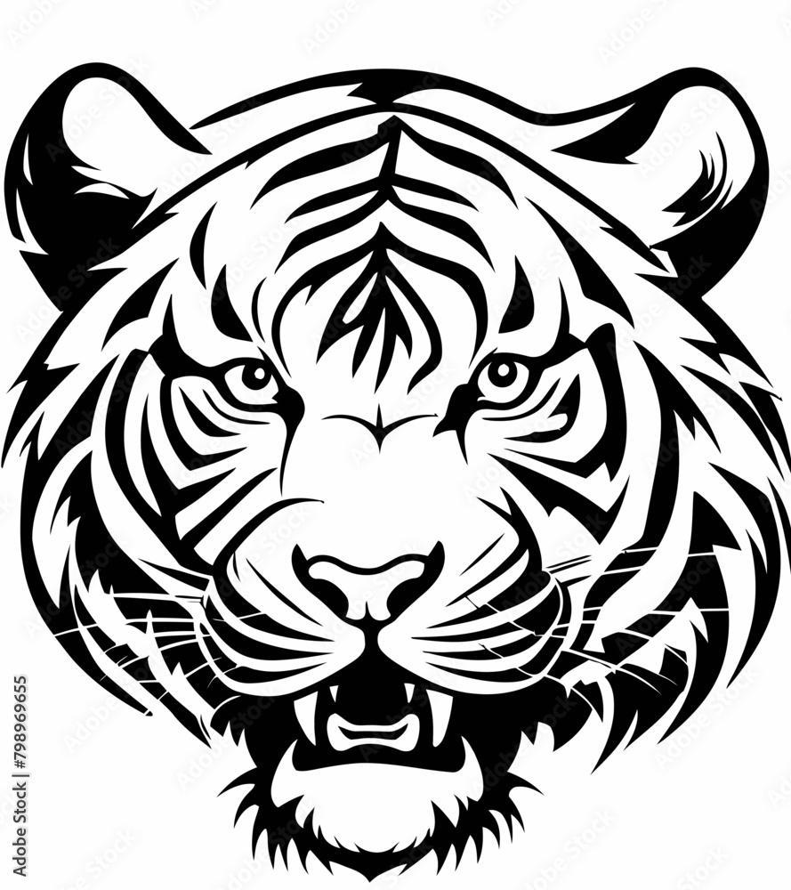 Tribal Tiger Art Tribal Tiger Art