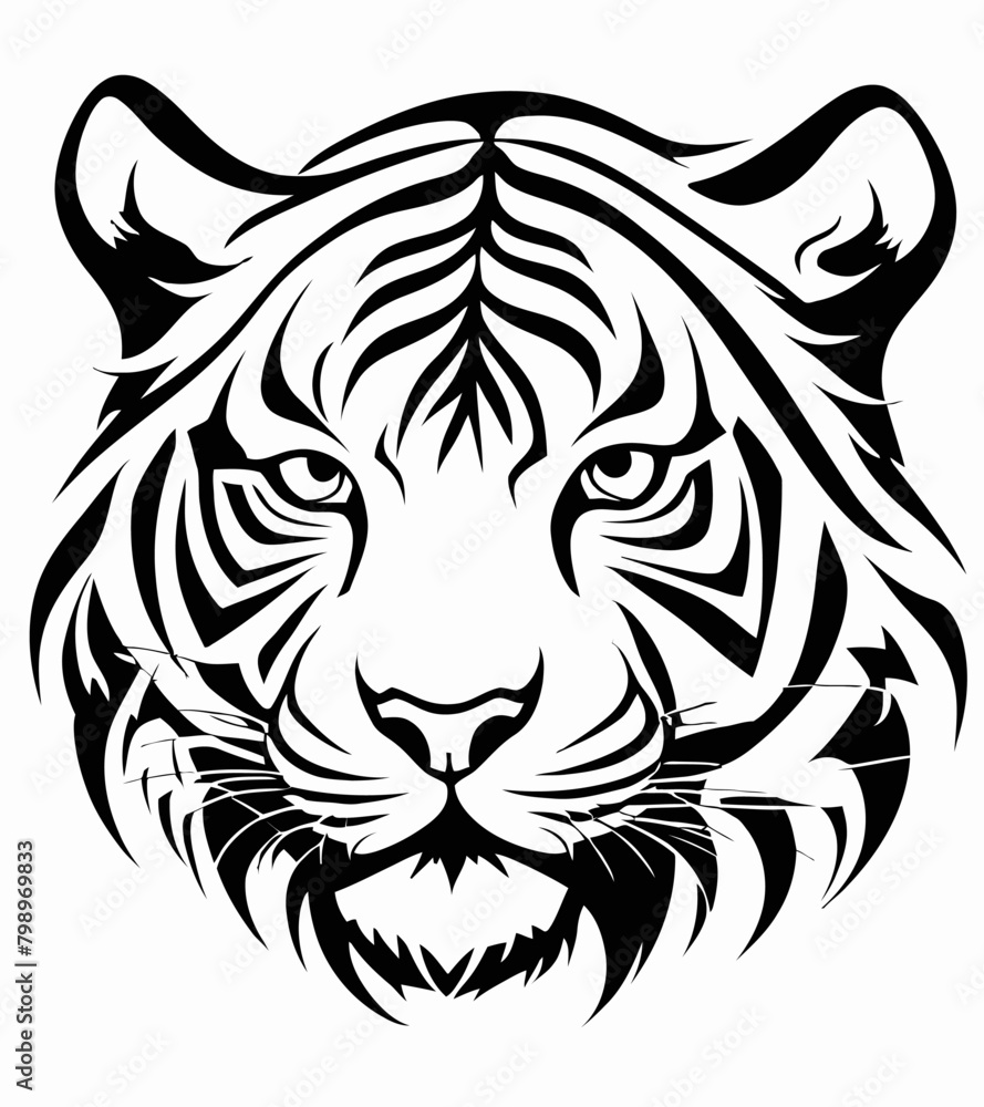 Tribal Tiger Art Tribal Tiger Art