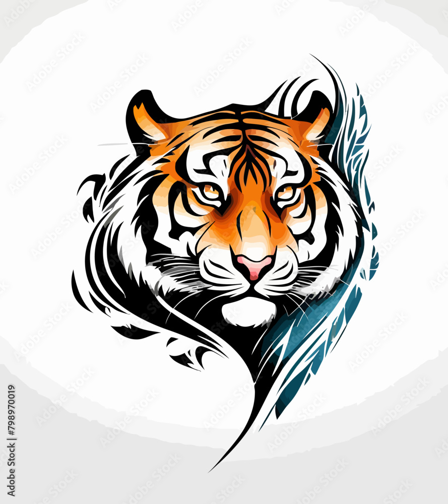Tribal Tiger Art Tribal Tiger Art