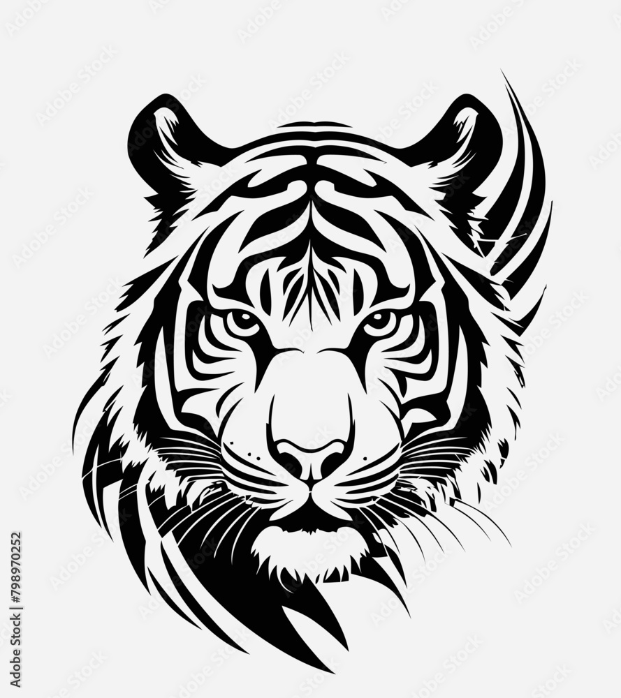 Tribal Tiger Art Tribal Tiger Art