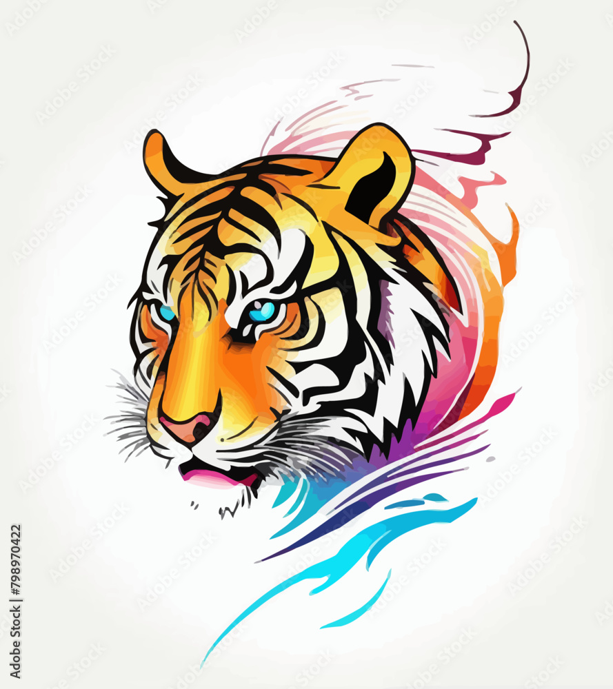 Tribal Tiger Art Tribal Tiger Art