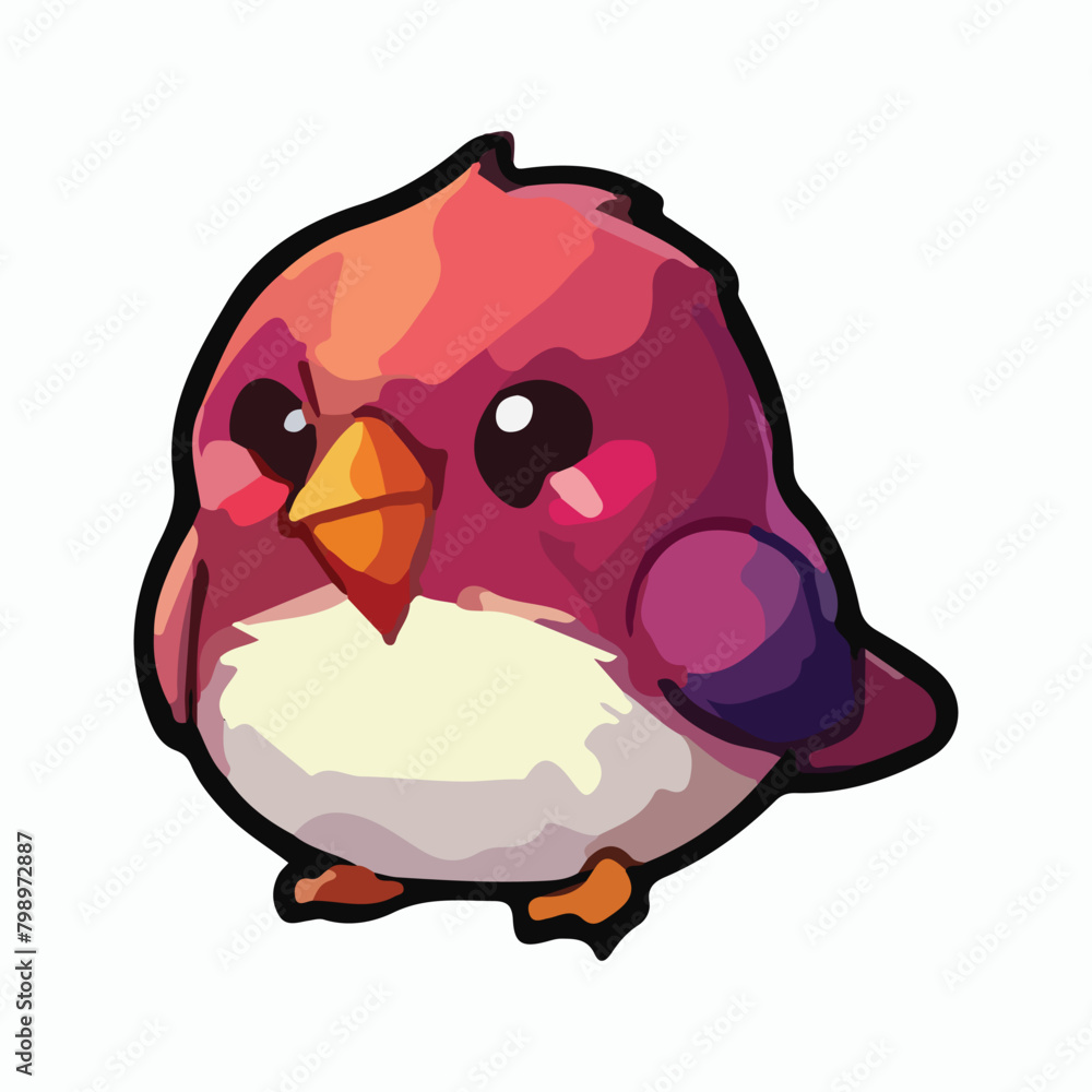 Bird animal vector design illustration