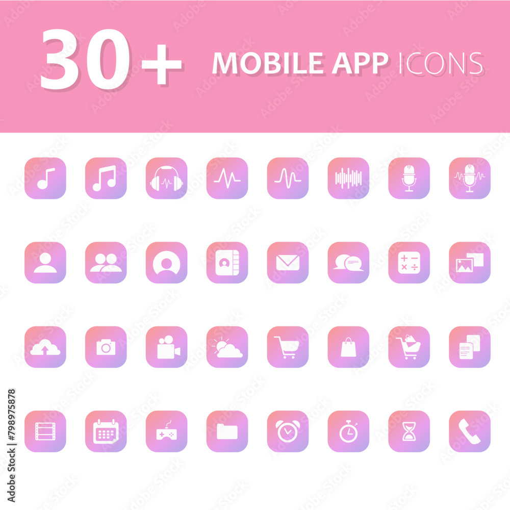 Set of vector icons for UI design, websites, mobile applications, social media and business. User interface elements. Calls, messages, email, cloud, weather, contacts and other buttons. Set of vector icons for UI design, websites, mobile applications, social media and business. User interface elements. Calls, messages, email, cloud, weather, contacts and other buttons.