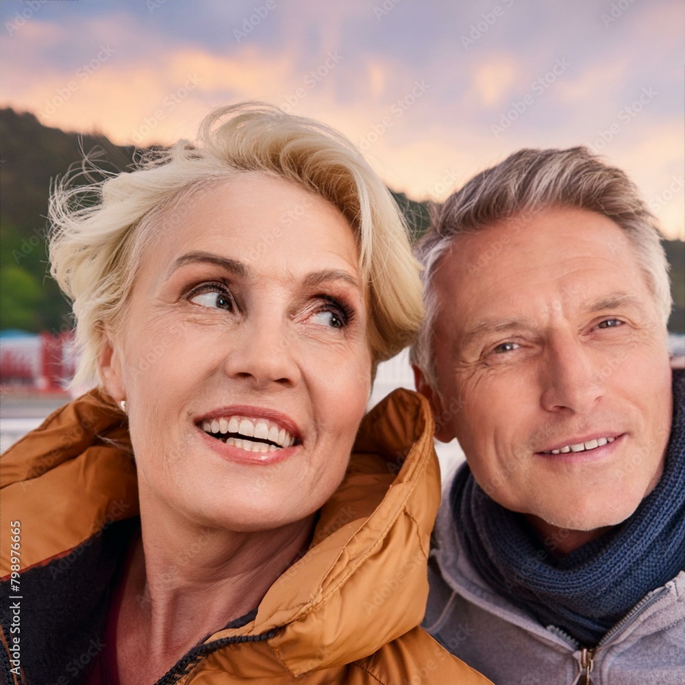 portrait of a smiling mature couple portrait of a smiling mature couple
