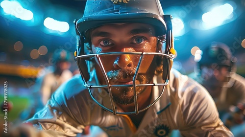 Cricket batsman photo