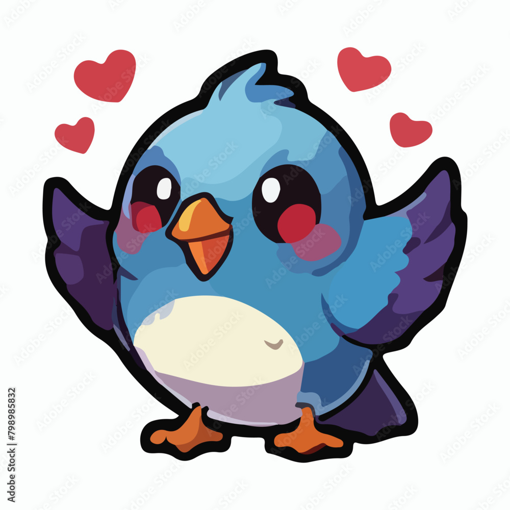 Bird animal vector design illustration Bird animal vector design illustration