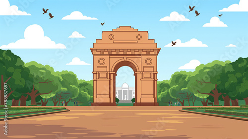 India gate. photo