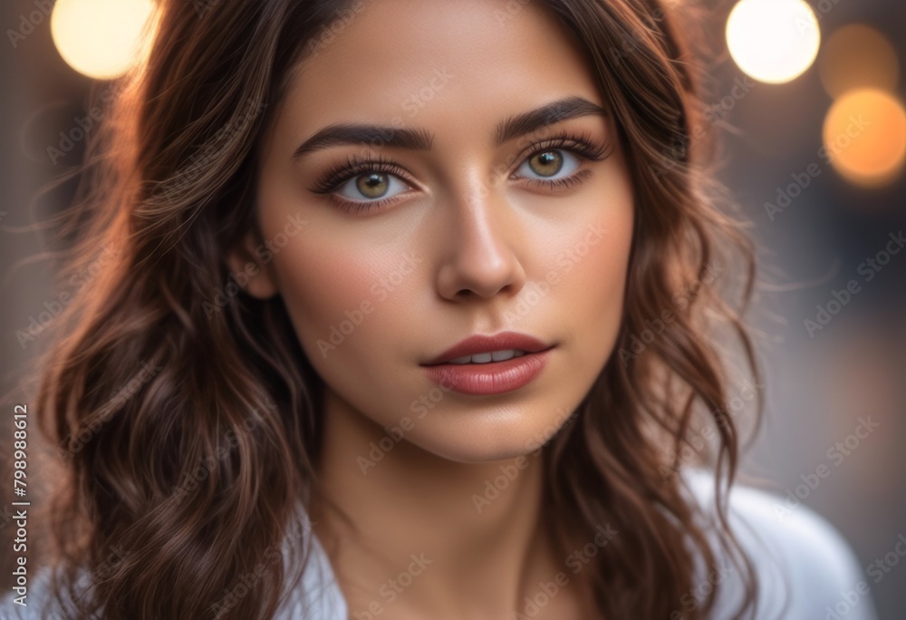 A Portrait Of Breathtakingly Gorgeous, Exotic, Beautiful Woman.
A Portrait Of Breathtakingly Gorgeous, Exotic, Beautiful Woman.