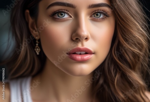 Wallpaper Mural A Portrait Of Breathtakingly Gorgeous, Exotic, Beautiful Woman.
 Torontodigital.ca