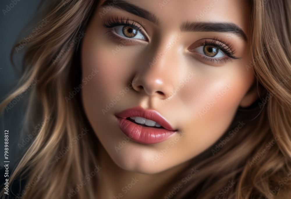 A Portrait Of Breathtakingly Gorgeous, Exotic, Beautiful Woman.
A Portrait Of Breathtakingly Gorgeous, Exotic, Beautiful Woman.