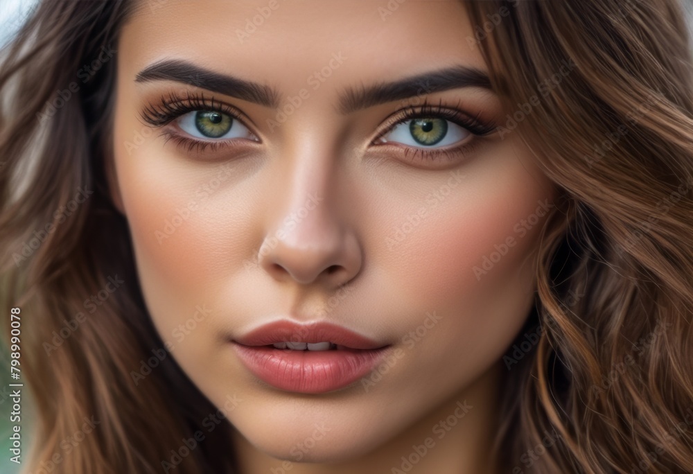 A Portrait Of Breathtakingly Gorgeous, Exotic, Beautiful Woman.
A Portrait Of Breathtakingly Gorgeous, Exotic, Beautiful Woman.