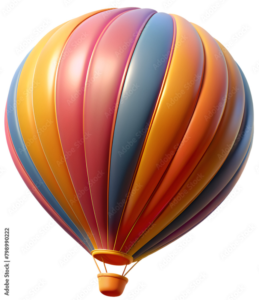 Fototapeta premium Colorful balloon, generative ai