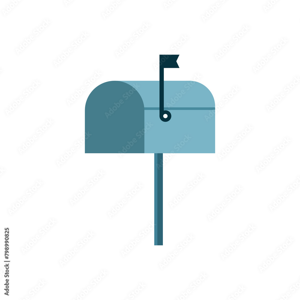 Mail box icon on transparent background. Mail box icon on transparent background.