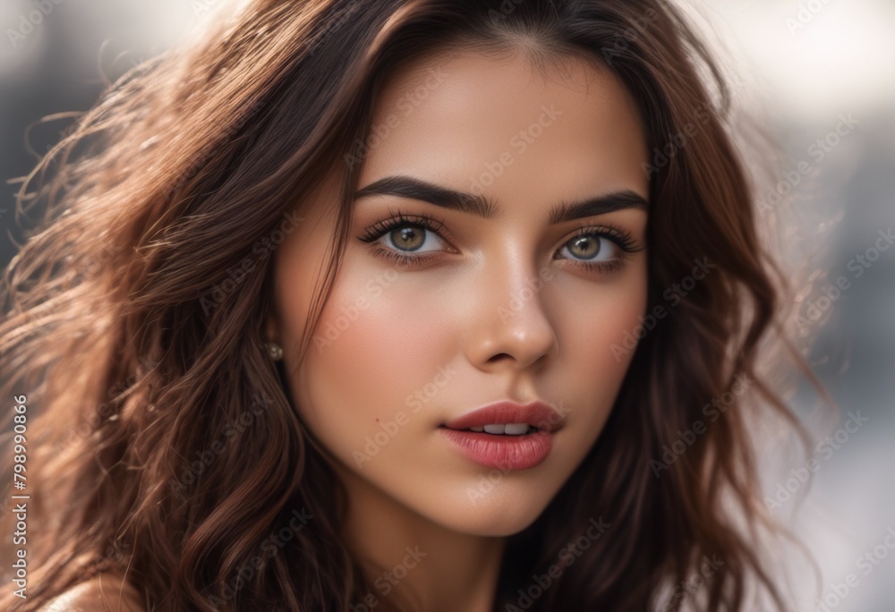 A Portrait Of Breathtakingly Gorgeous, Exotic, Beautiful Woman.
A Portrait Of Breathtakingly Gorgeous, Exotic, Beautiful Woman.
