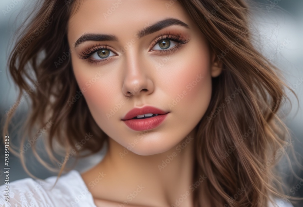 A Portrait Of Breathtakingly Gorgeous, Exotic, Beautiful Woman.
A Portrait Of Breathtakingly Gorgeous, Exotic, Beautiful Woman.
