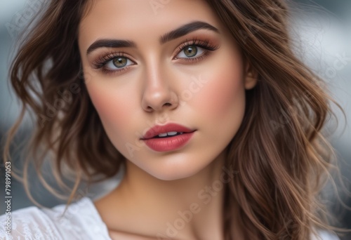 Wallpaper Mural A Portrait Of Breathtakingly Gorgeous, Exotic, Beautiful Woman.
 Torontodigital.ca