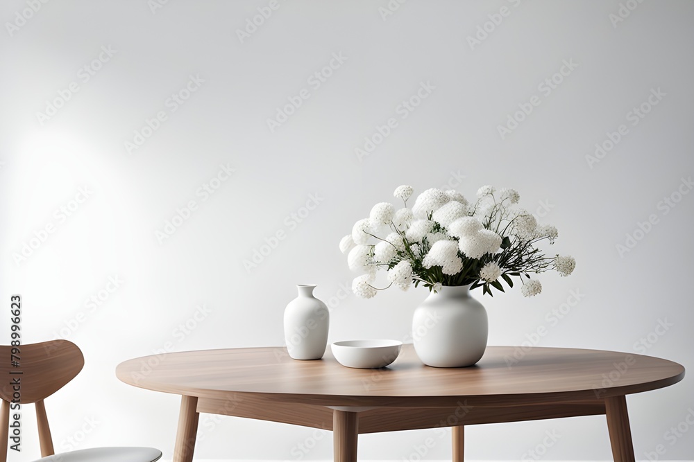 vase with white flowers vase with white flowers
