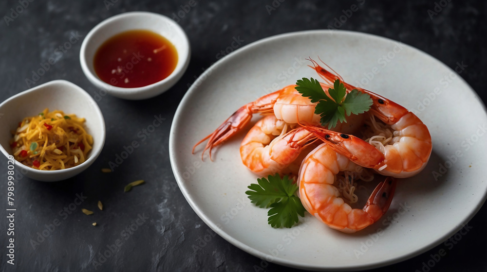 Fried indian koliwada prawns Fried indian koliwada prawns