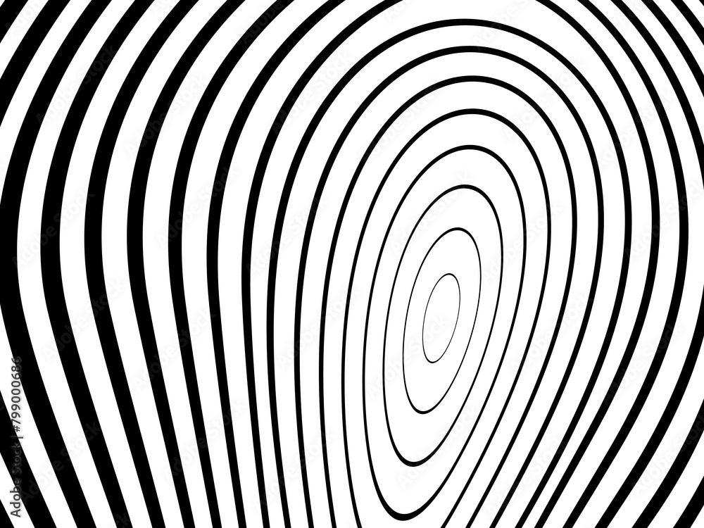Abstract hypnotic wave pattern with black-and-white striped lines. Psychedelic background. Op art, optical illusion. Modern design, graphic texture. Abstract hypnotic wave pattern with black-and-white striped lines. Psychedelic background. Op art, optical illusion. Modern design, graphic texture.