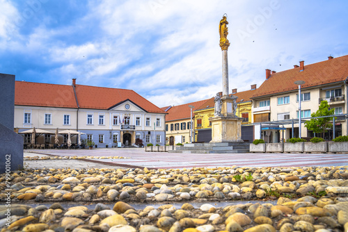 Town of Ljutomer central square view photo