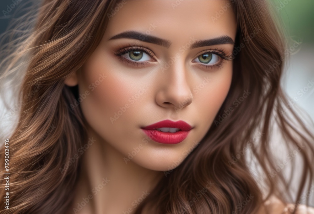 A Portrait Of Breathtakingly Gorgeous, Exotic, Beautiful Woman.
A Portrait Of Breathtakingly Gorgeous, Exotic, Beautiful Woman.