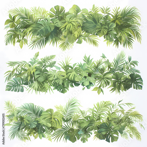 A Vibrant and Detailed Plant Banner for Advertisement  Artwork  or Wall Decor - Perfect for Nature-Lovers