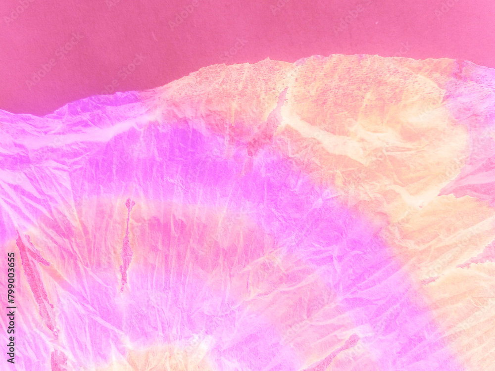 Fototapeta premium Gentle Cloudy Tie Dye. Ink Oil Paper. Rose Gold