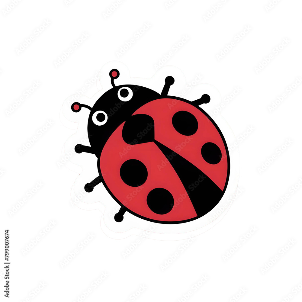 ladybug on white background ladybug on white background