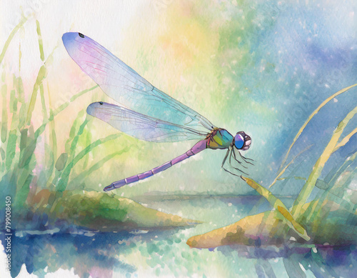 Dragonfly illustration photo