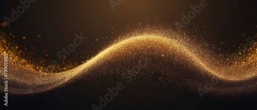 Golden particles background image