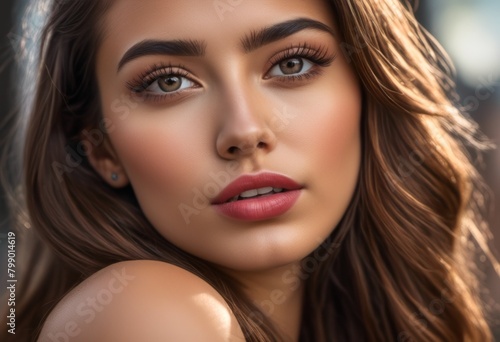 Wallpaper Mural A Portrait Of Breathtakingly Gorgeous, Exotic, Beautiful Woman.
 Torontodigital.ca