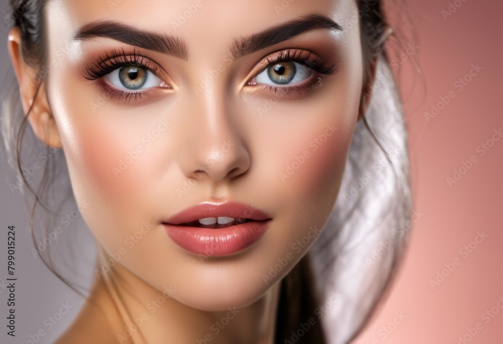 A Portrait Of Breathtakingly Gorgeous, Exotic, Beautiful Woman.
A Portrait Of Breathtakingly Gorgeous, Exotic, Beautiful Woman.