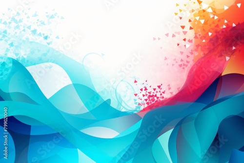 abstract background for February 6: Winter Olympics Opening Ceremony 
