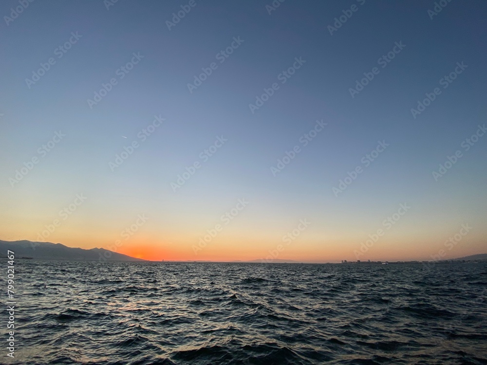 Fototapeta premium sunset on the sea
