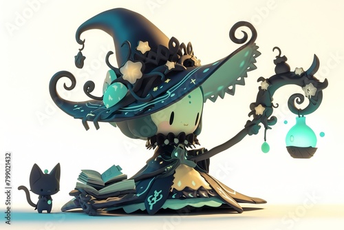 Cute witch character